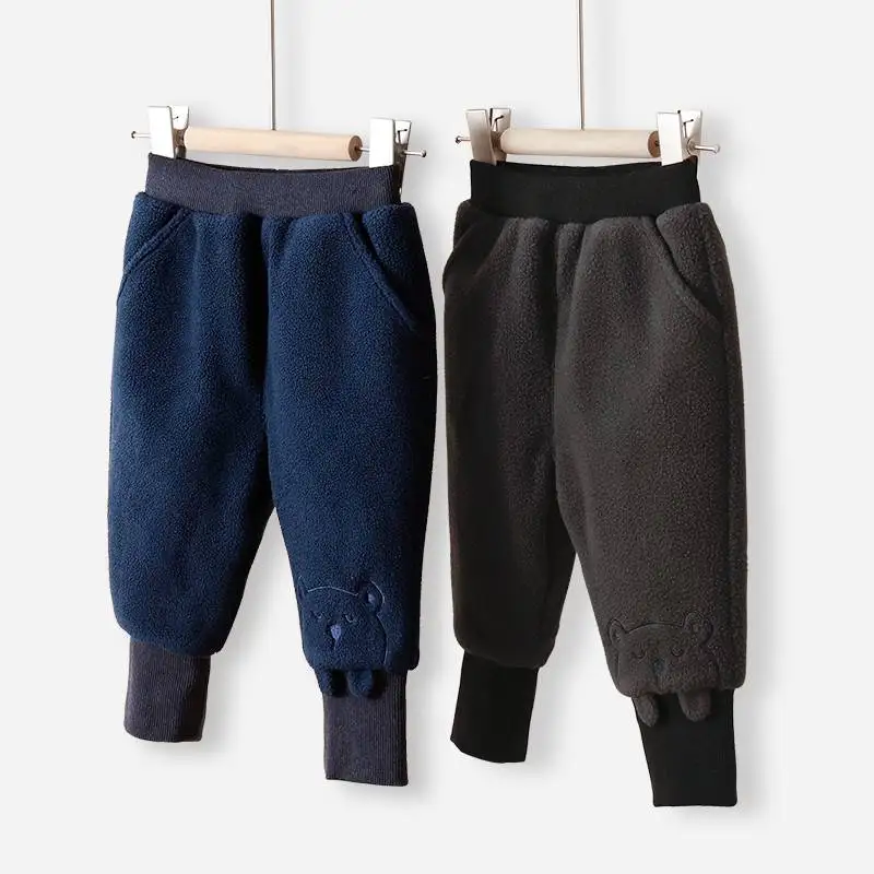 thiened-fce-baby-pants-autumn-winter-new-sle-outdoor-wearable-cotton-trousers-for-boys-and-girls-with-elastic-waisand