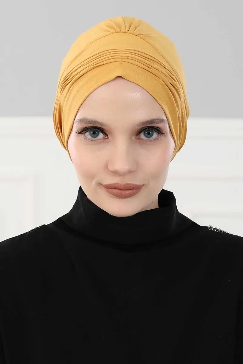 Mustard Tulang Combed Berlipit