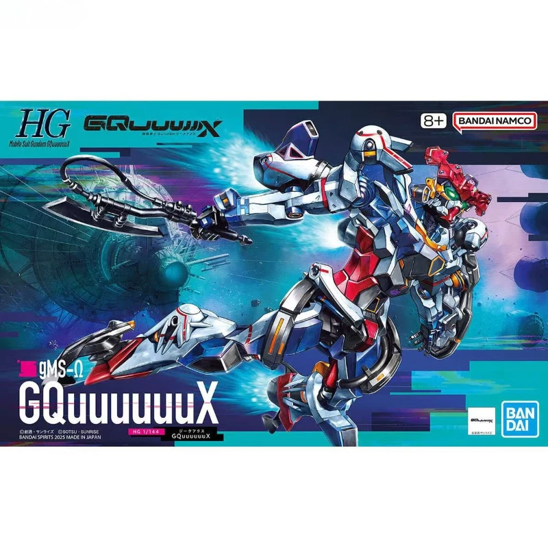 

BANDAI Gundam Original Box Assembly Toy HG1/144 GQuuuuuuX GMS-Ω GQuuuuuuX Anime Peripheral Model Figure Collection Gifts