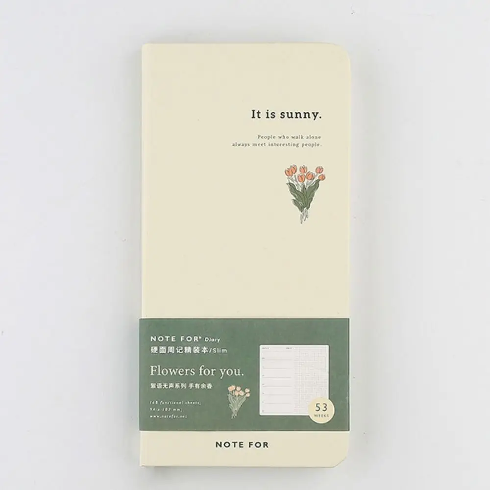 168 Pages Agenda Planner Notebook Thick Paper Creative Planner Daily Organizers Multifunction Art Forest Series