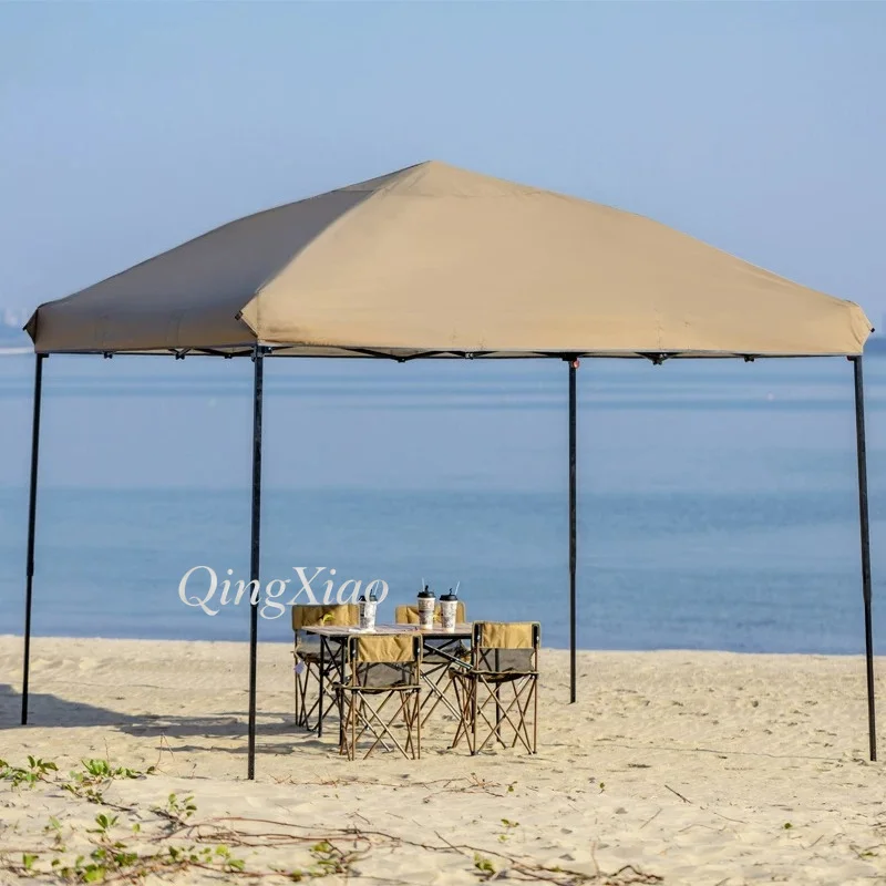 Portable Pop Up Canopy Tent Waterproof Anti UV Folding Outdoor Gazebo Sun Shade Shelter for Camping Beach Patio Market Party