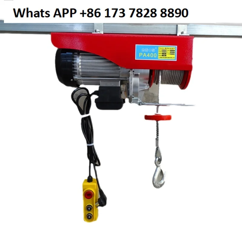 

Miniature electric hoist 220V household small crane lifting winch decoration electric hoist