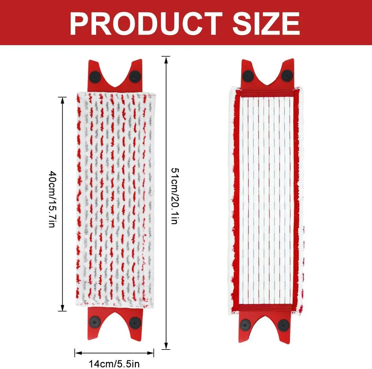 For Vileda UltraMax XL Mop Refill, Microfibre Mop Refills for Vileda Ultramax XL, Floor Mop Pads, for Hard Floors Cleaning