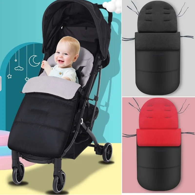 Winter Baby Toddler Universal Footmuff Cosy Toes Apron Liner Buggy Pram Stroller Sleeping Bags Windproof Warm Thick Cotton Pad