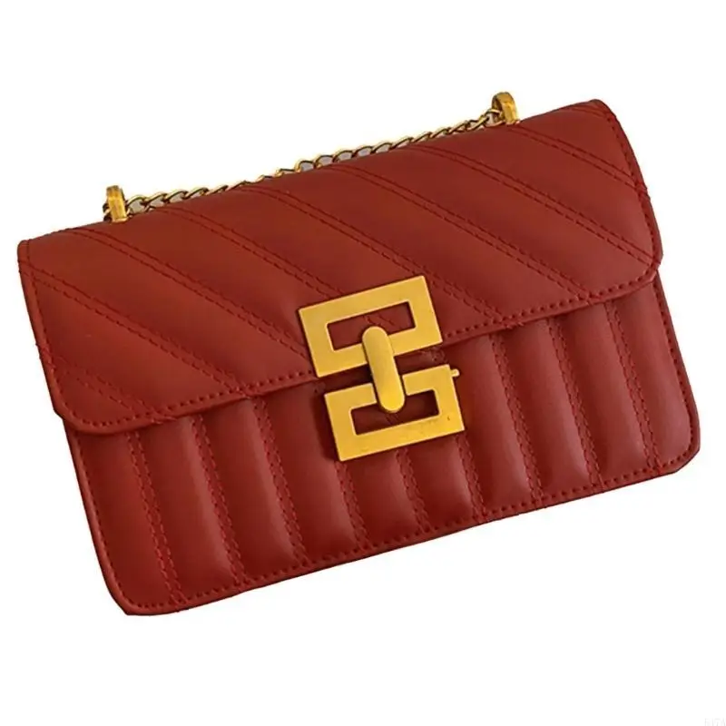 

Sophisticated Crossbody Bag With Unique Diamond Embossing Detail Shoulder Bag Chain Strap For Work Or Casual Dates 547A