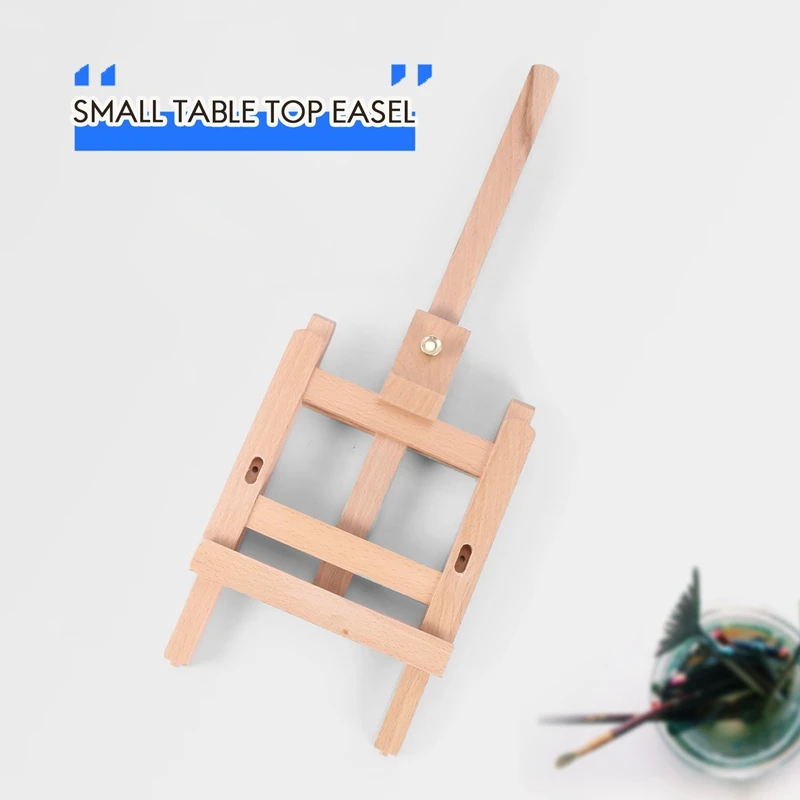Маленькая настольная подставка для мольберта, мини-настольный мольберт и художник, настольный дисплей, мольберт, холсты, живопись, скрапбукинг