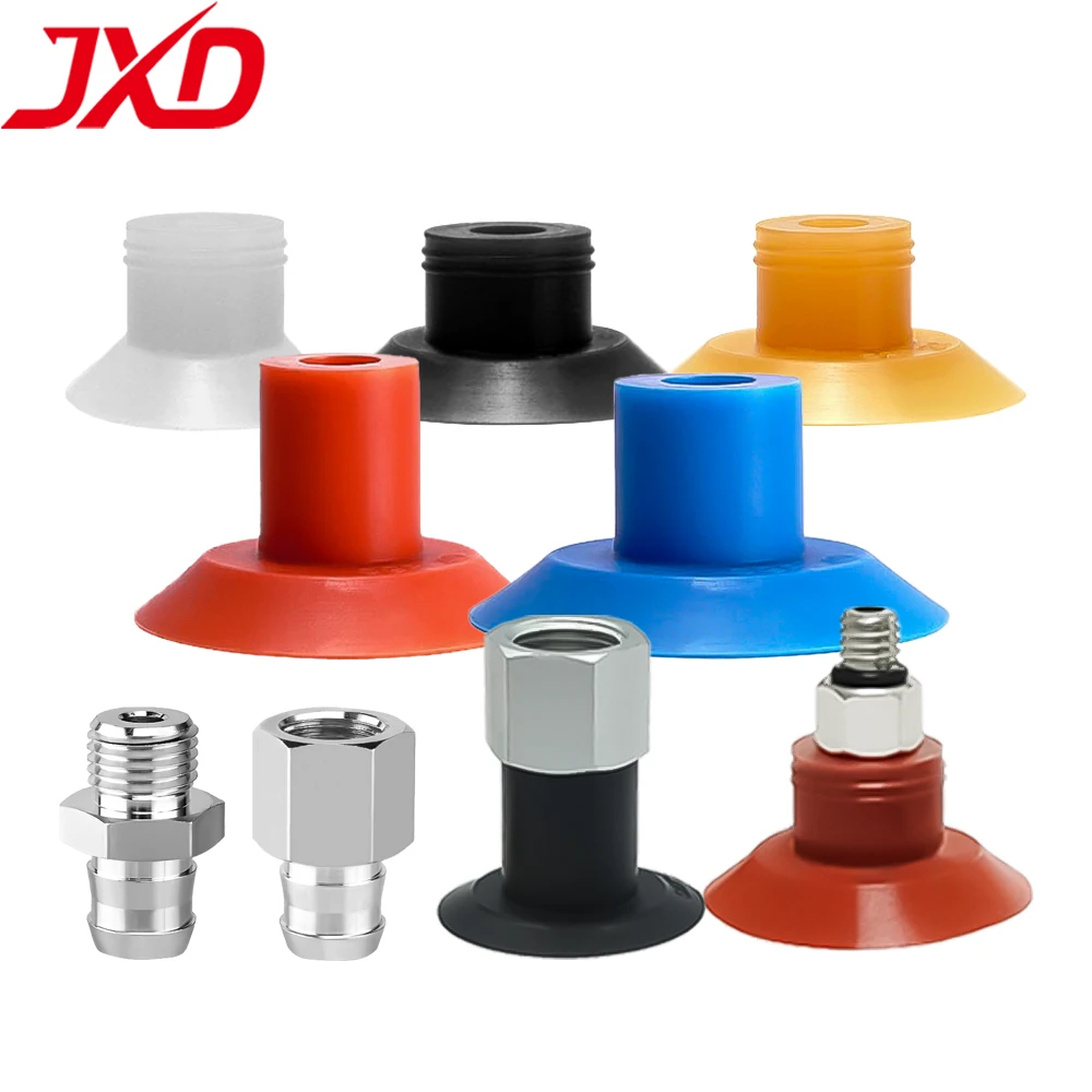

JXD Vacuum Suction Cup for Manipulator SGP-15/20/24/30/40 Suction Cup for Film Bag Opening, Pneumatic Accessory