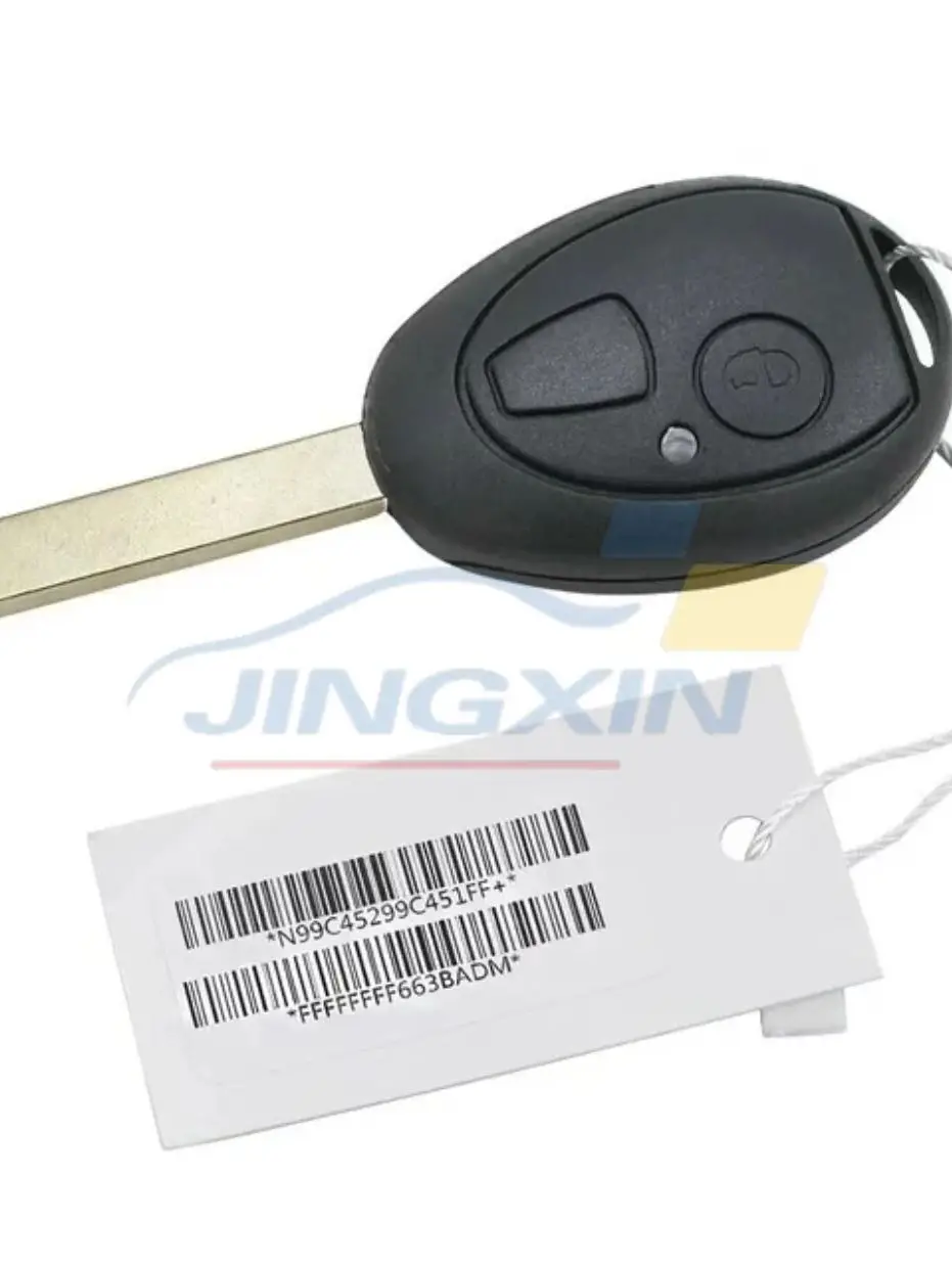 JINGXIN N5FVALTX3 315MHz/433MHz ID73 Chip Remote 2 Button Fob for BMW mini car key R50/ R53 Cooper 2002 2003 2004 2005 With Code