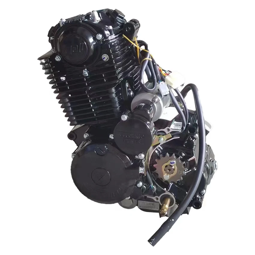 For Handa 200cc Engine Motorcycle Spare Parts Single Cylinder air Cooled with Five Speed  CB200 Engine