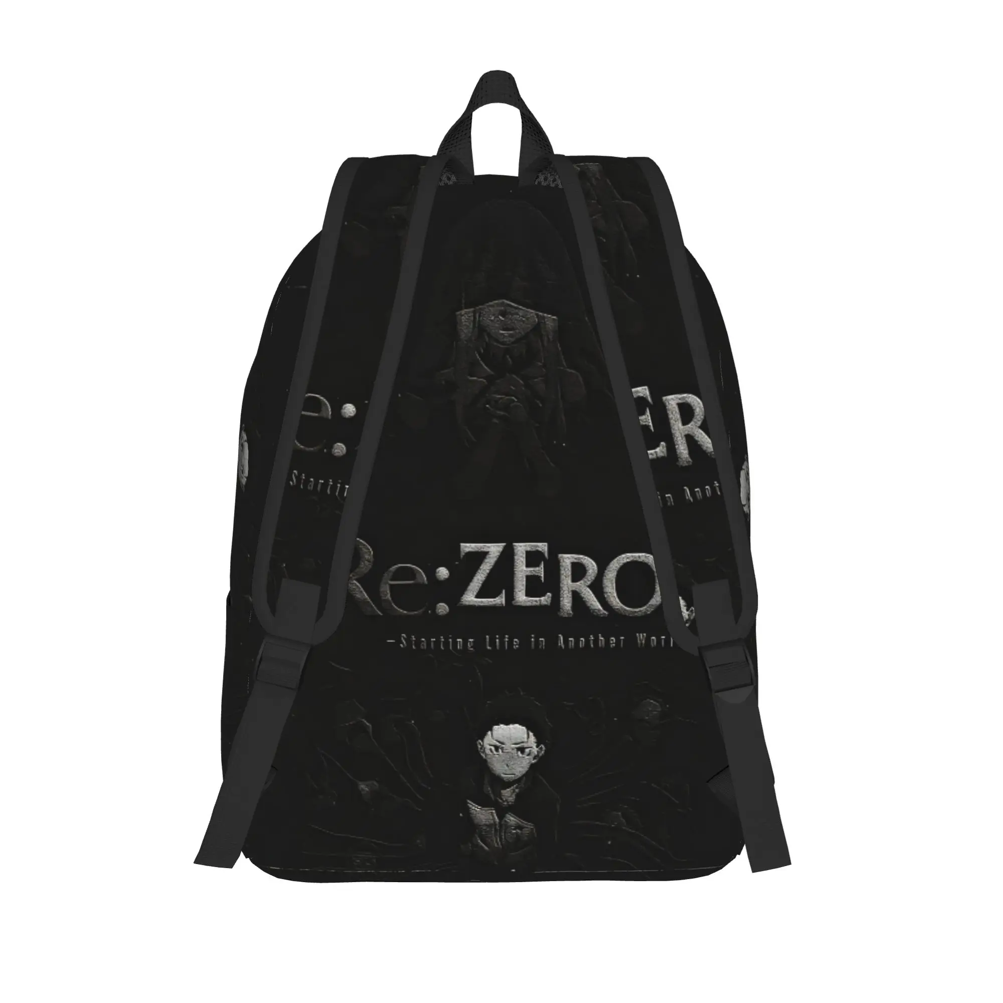 Fashion Re ZERO Anime Backpack  Mochilas Casual Outdoor Retro Washable Rucksack