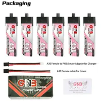 GAONENG GNB 1S 450mAh 3.8V 80C HV Lipo Battery With A30 Plug For FPV Drone PRO Tiny Whoop Micro Quadcopter DIY VS BETAFPV BT2.0