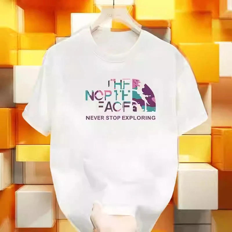 

Мужская дышащая футболка с принтом и спортивным узором, повседневная и модная хлопковая футболка с короткими рукавами, летний брендовый уличный топ