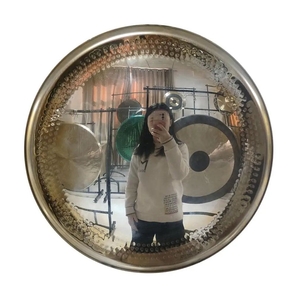 

Arborea Nickle Alloy Mirror Handmade GONG, 32 Inch, 80 cm With Gong Bag