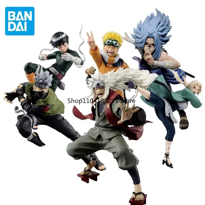 

Bandai Original Naruto: Shippūden Anime Rock Lee Uzumaki Naruto Jiraiya BANPRESTO FIGURE COLOSSEUM Фигурка игрушки для детей