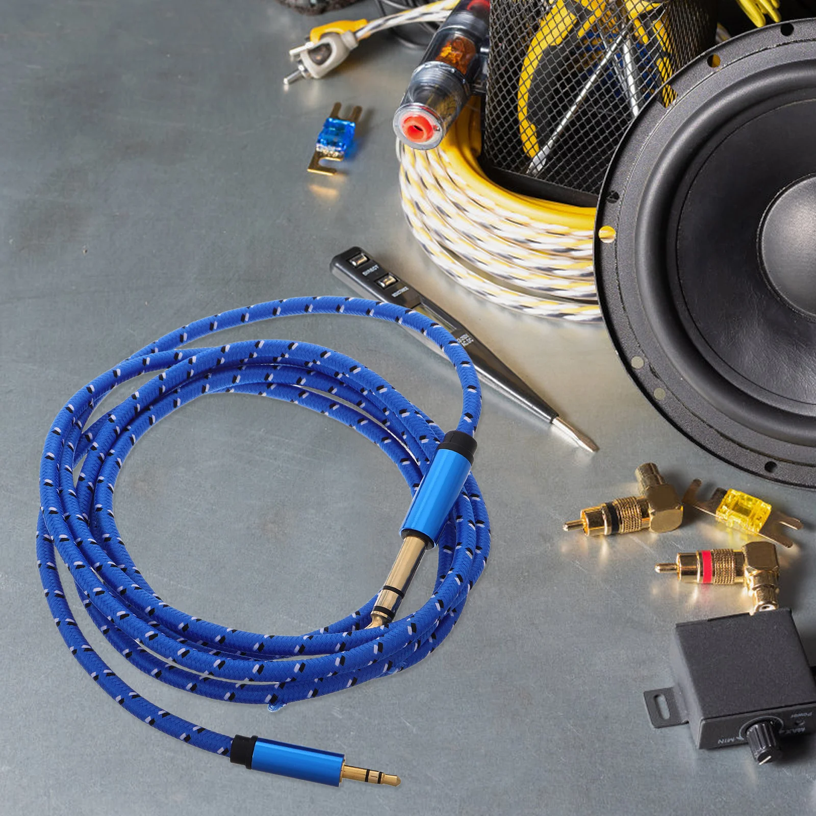 

Audio Cable 3.5mm to 6.5mm Male Stereo Cable for Guitar Piano Amplifier Mixer Speaker Mobile Device Connector Aux Cord