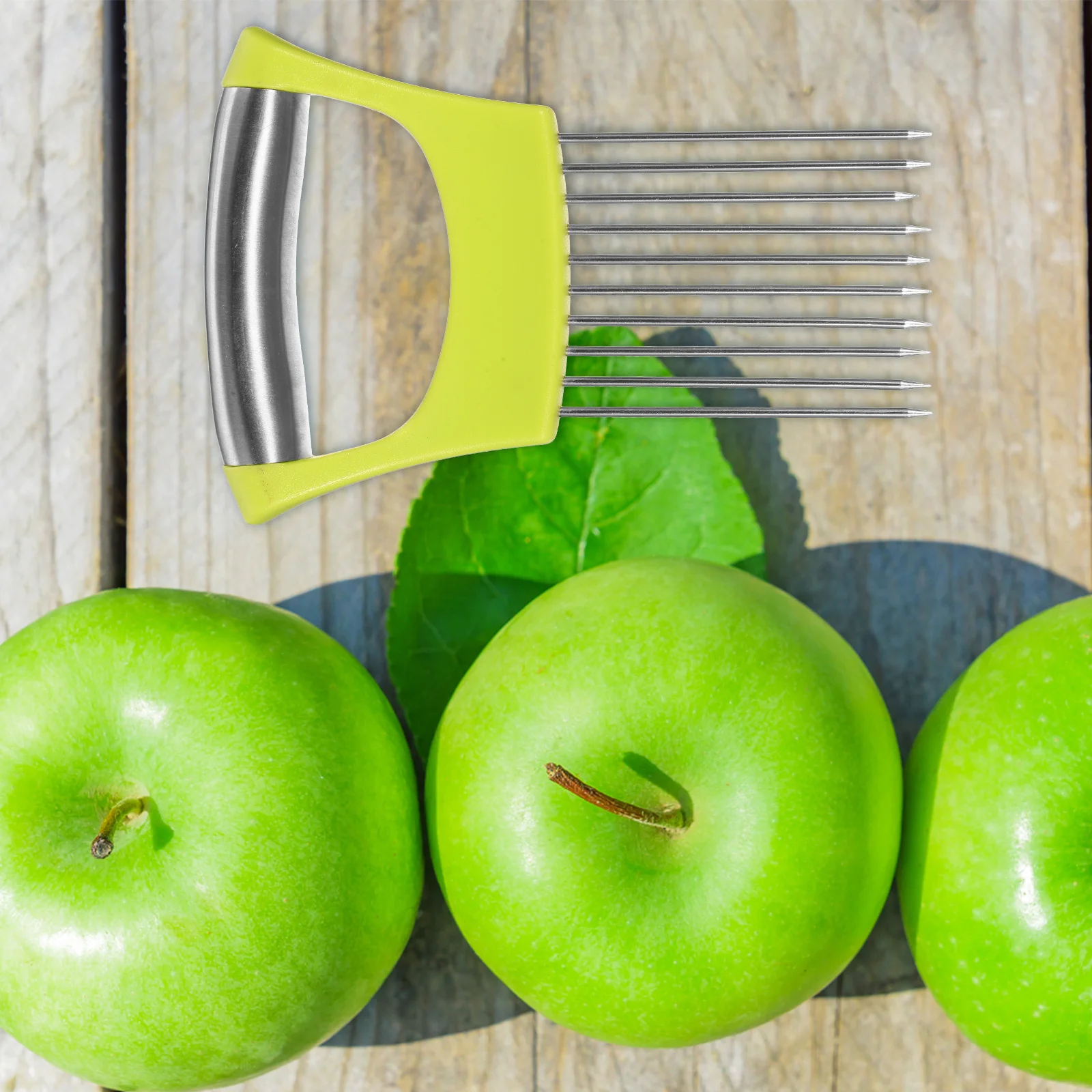 

2Pcs Stainless Steel Onion Slice Holder Multi Use Vegetable Cutter Slicer Kitchen Helper Tomato Lemon Potato Food Tool