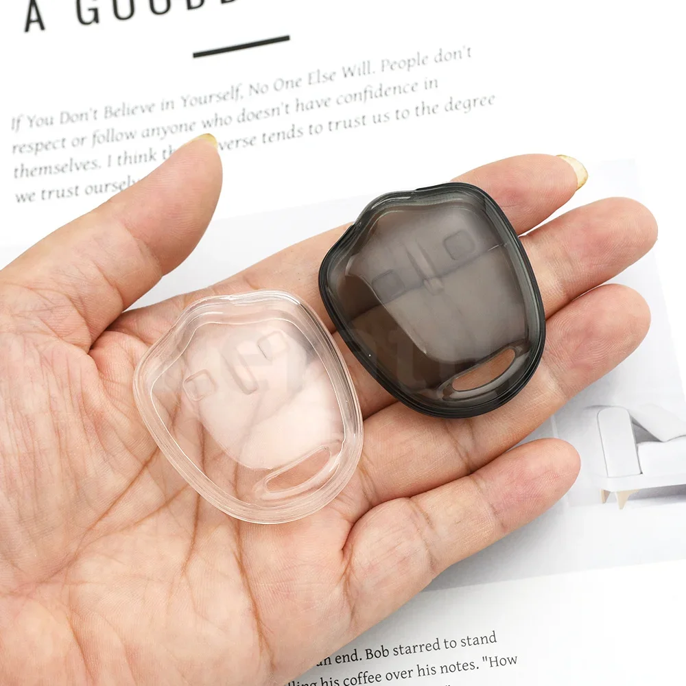 Coque de clé de voiture transparente en TPU noir pour télécommande sans clé Mitsubishi Lancer EX Evolution Grandis Outlander