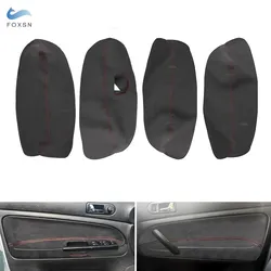 For VW Passat B5 1998 1999 2000 2001 2002 - 2005 Car Inner Door Armrest Panel Suede Leather Cover Trim Accessories Only 4 Doors
