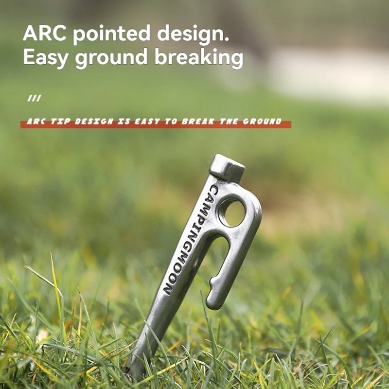 6/8 قطعة خيمة فولاذية شديدة التحمل موقع التخييم مسمار ، 20-40 سنتيمتر أوتاد تخييم معدنية مقاومة للصدأ ، مجموعة مسامير خيمة فولاذية عتيقة #3