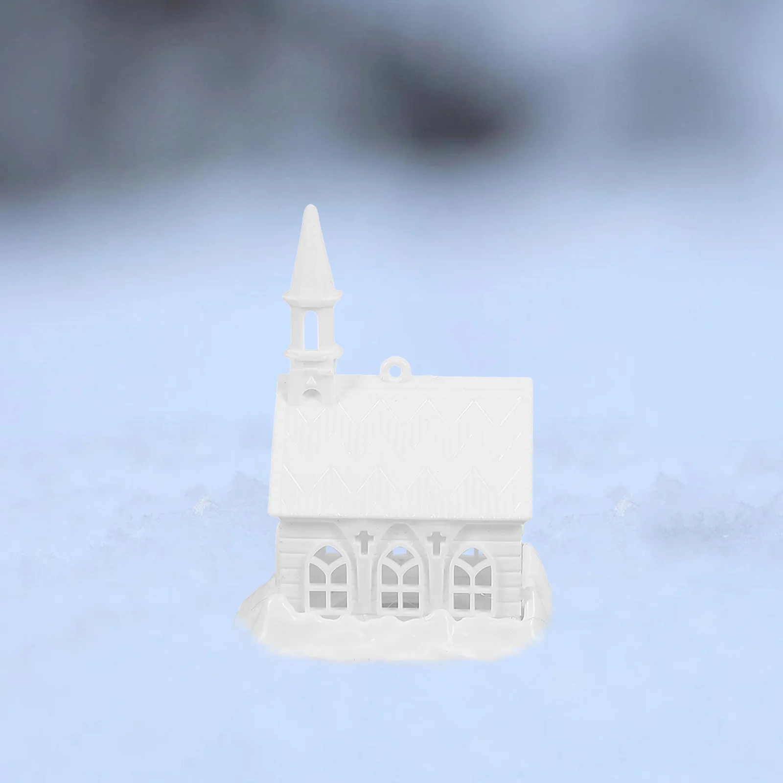 

1 set Snowman House Accessories DIY Christmas Craft Resin Material Family Activity Xmas Scene Props