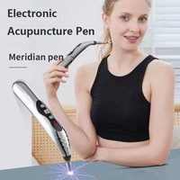 Electronic Acupuncture Pen Point Massager Electric Meridians Therapy Heal Massage Pen Pain Relief Tool Meridian Energy Pen