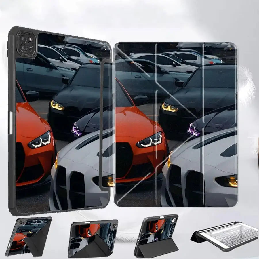 

Чехол-держатель для планшетов iPad Pro 2025, Pro 11-го, 10-го, 9-го, 8-го, 7-го поколений, 12.9 дюймов, Air 4, 5, M3, M2, M4, 11 дюймов, Mini 6, 7, Sports Car Club