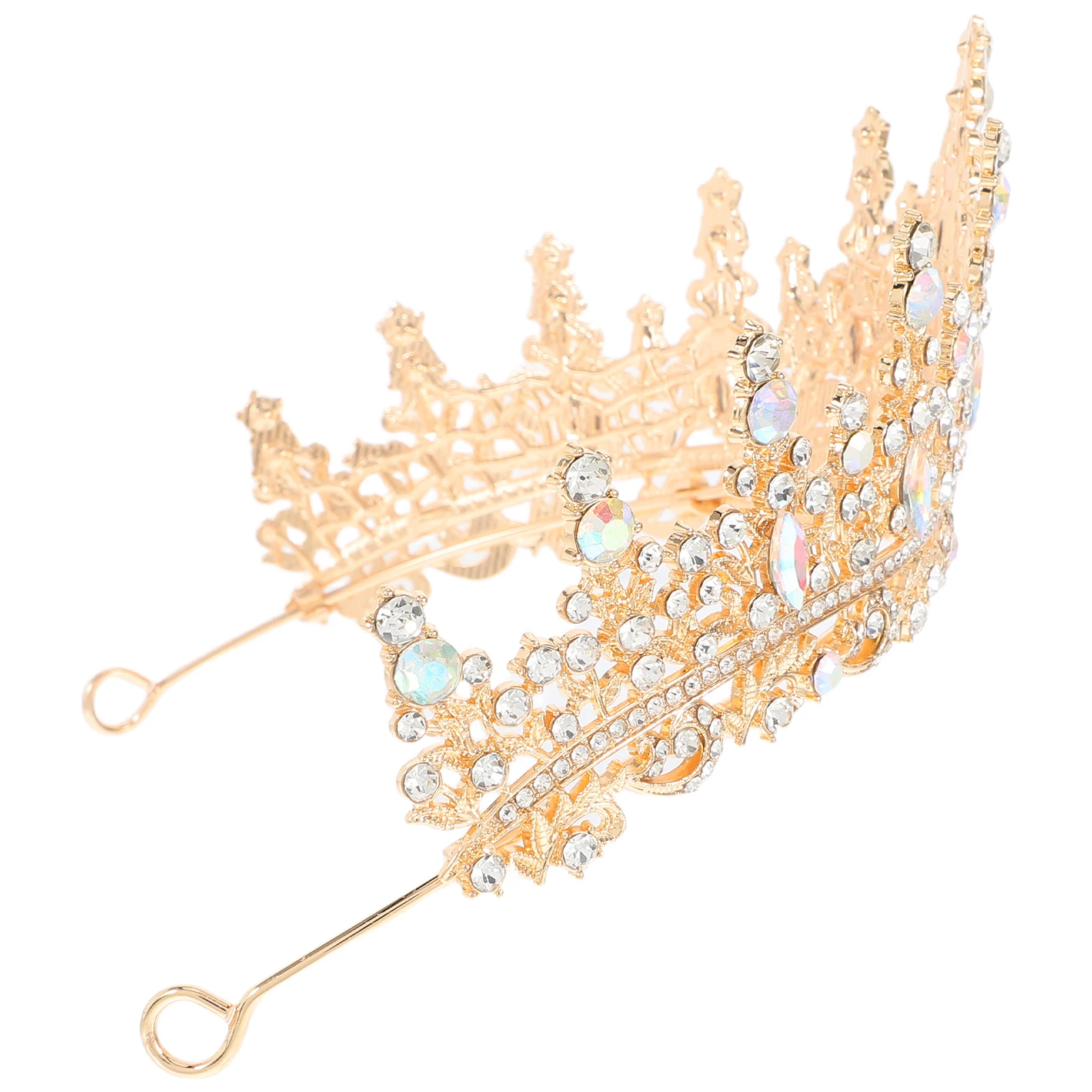 

Crown Hair Accessory Baroque Princess Birthday Fairy Tiara Headband Wedding Rhinestones Bride