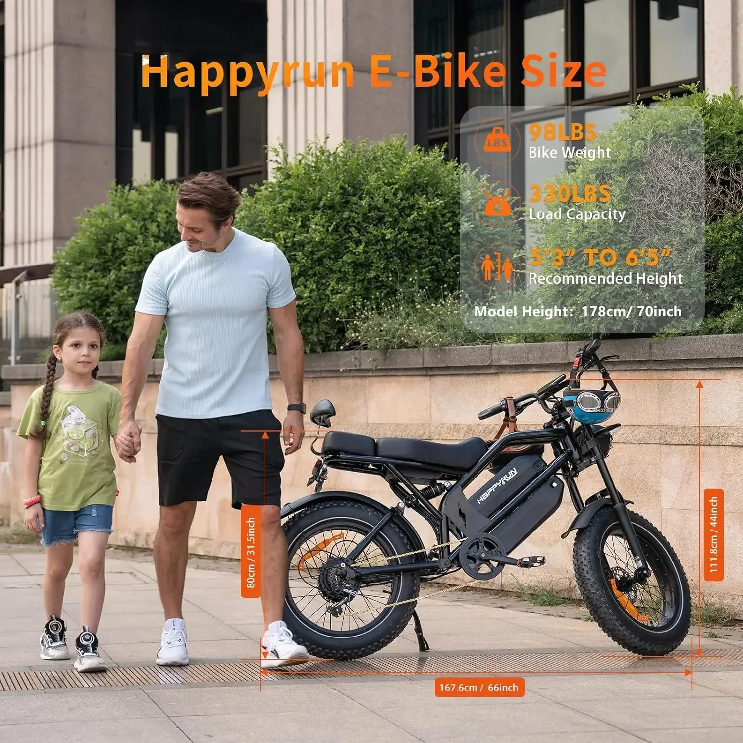 2000W Brushless 48V38Ah Ebike for Adults 85+ Mile Range 36MPH Top Speed Electric Dirt Bike All Terrain Fat Tire Moped Style