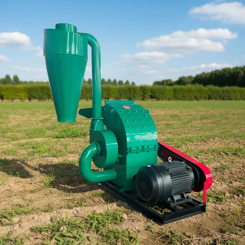 

420 Type Motor Hammer Mill Crusher High Efficiency 220V/380V 200-500Kg/H For Animal Feed And Agricultural Crop Processing