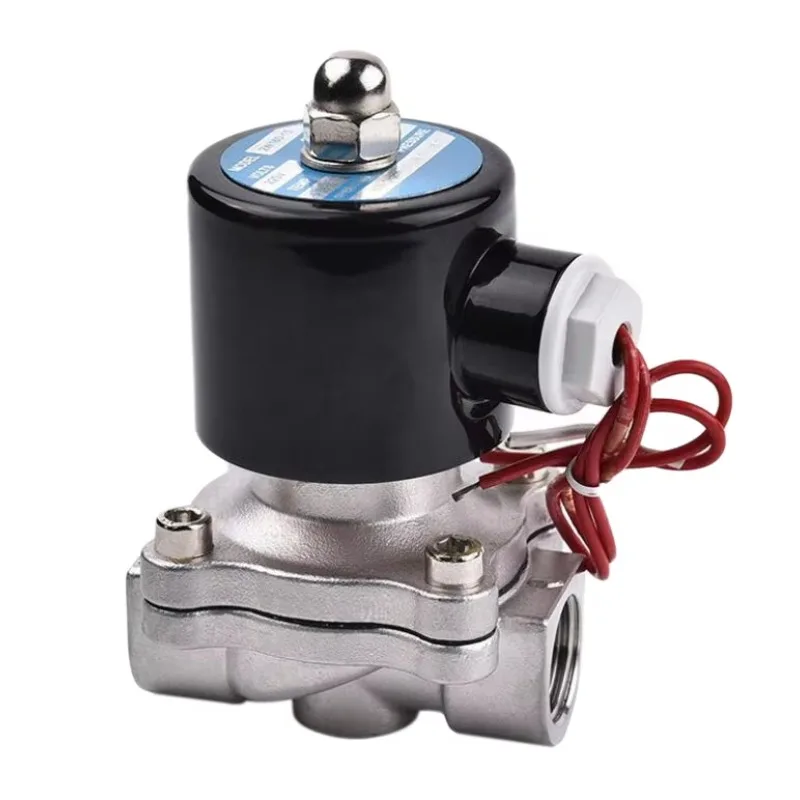 

2S160-15 DC12V AC220V Stainless Steel Water Gas Solenoid Valve Direct-acting 2/2 Way Normal Closed Mini Solenoid Valve