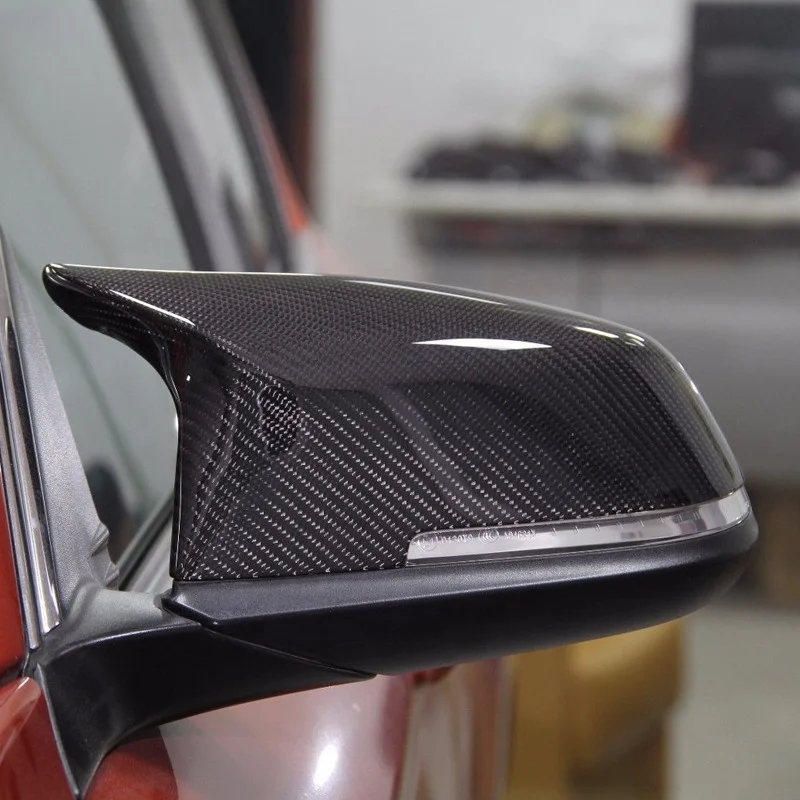 M Look Replacement Type Carbon Fiber Side Mirror Cover for F10 LCI 2014 up Rearview Mirror