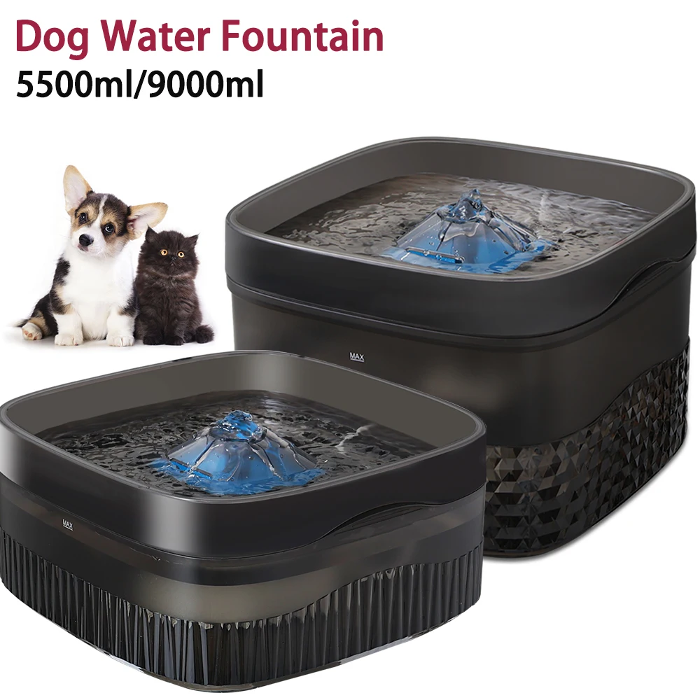 Large-Capacity Pet Water Fountain Large Dog Drinking Bowl with Ultra-Quiet Pump for Multiple Cats or Dogs Pet Drinking Dispenser