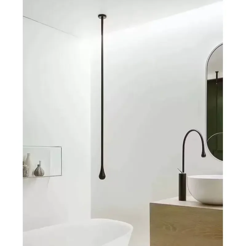Hot Sale Modern Single-Hole Ceiling-Mounted Brass Basin Faucet Automatic Touchless Sensor Tap with Ceramic Valve Core