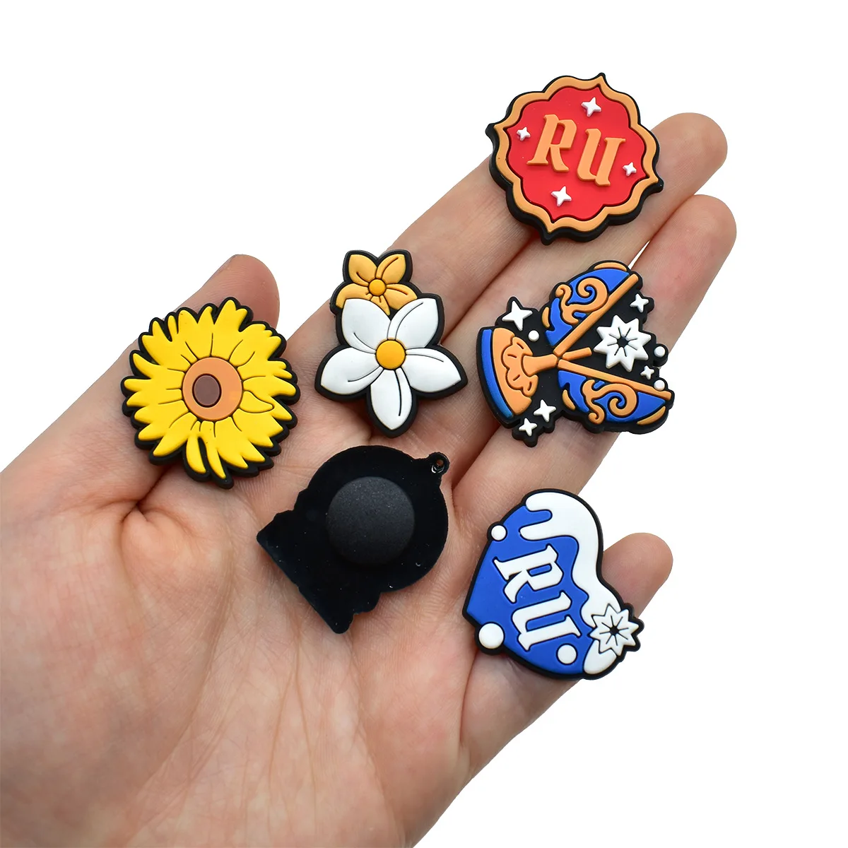Russia series charactors PVC shoe Charms Buckle combination Fit Wristbands accessories Decoration Bands gift unisex party image 4