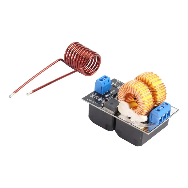 Cleaner Parts Mini DV 5V-12V 120W ZVS Heating Machine 120W High Frequency Induction Heating Board Module Driver Heater