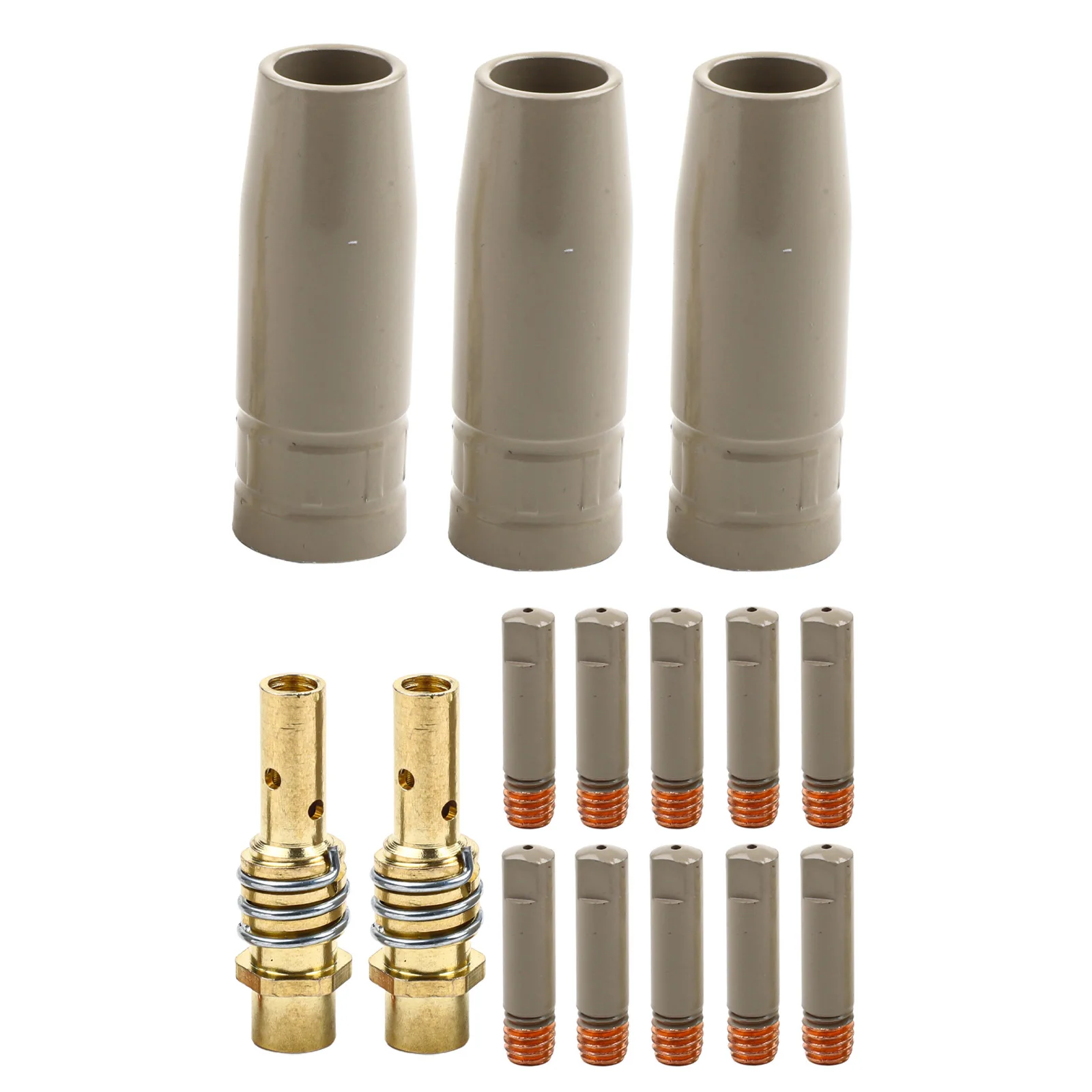 

Coating for Protection Nozzle Set for 15AK Airless Welding Tools Featuring Metal Housing and Copper Electrode Clip Components
