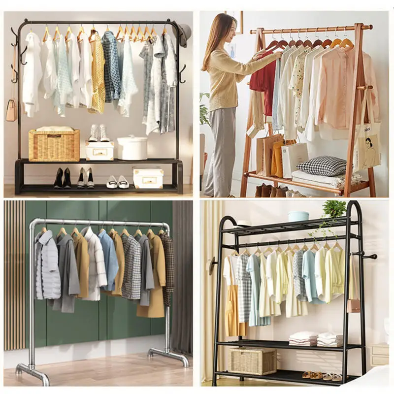 Garment Coat Dust Moisture proof Protection Transparent Square Full Cover for Floor-standing Drying Rack for Clothes - view 5