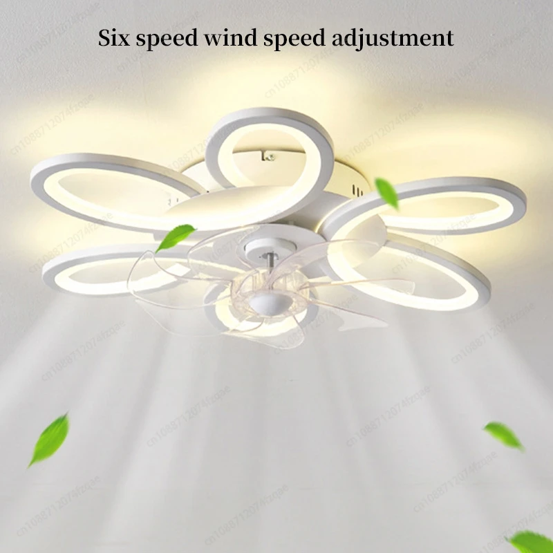 22-inch Modern LED Ceiling Light with Smart Remote Control, Frequency Conversion & Timer - Energy Saving E27 Base EU/US Plug