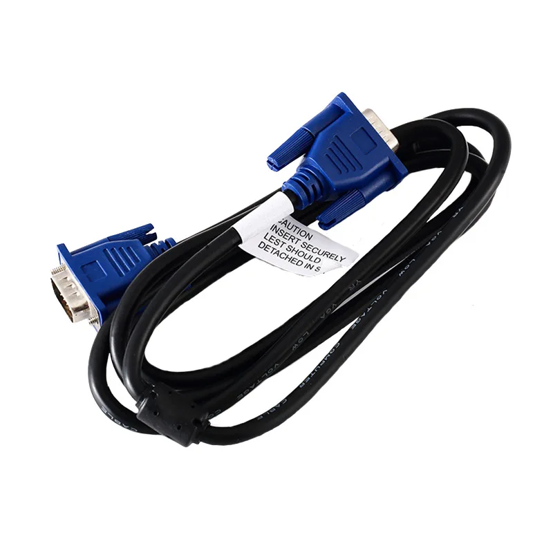 VGA 4 5 Cable Male To Male High Definition Computer Projector Monitor Video Data Cable With Magnetic Ring