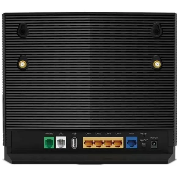 جهاز توجيه TP-Link AX5400 Hybrid WiFi 6 Modem غير مقفول مع VoIP VX420-G2H (اليد الثانية 95-98% جديد)