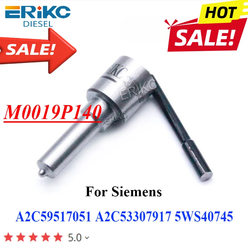 For Siemens A2C59517051 A2C53307917 5WS40745 Injector Nozzle M0019P140 Auto Engine Sprayer Tip DLLA140PM0019