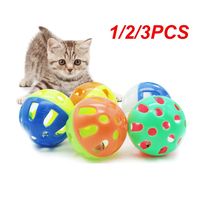 1/2/3PCS Pet Parrot Toy Colorful Hollow Rolling Bell Ball Bird Toy Parakeet Cockatiel Parrot Chew Cage Fun Toys Pet Bird