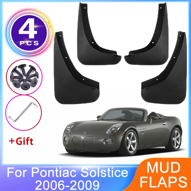 

4Pcs Mudguards for Pontiac Solstice 2006~2009 Front Rear Mud Flaps Splash Guards Fender Wheel Protector MudFlaps Car Accessories