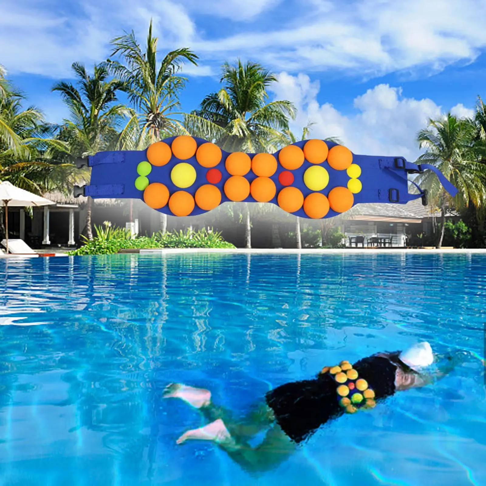 Learn Swim Safety Multifunctional Swim Waistband Training Accessories