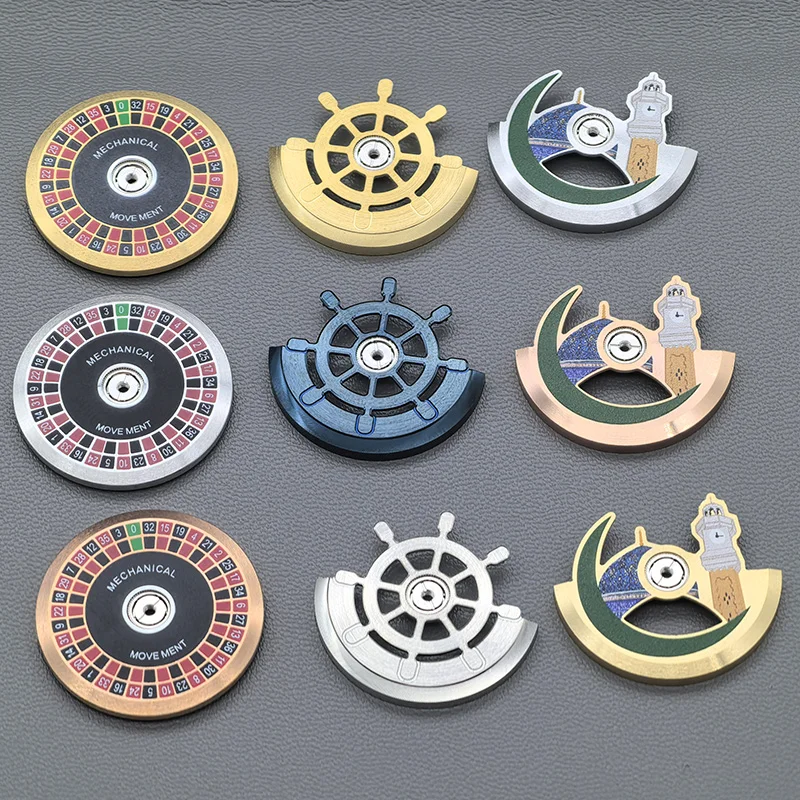 Mod NH35 NH36 Automatic Hammer Rotor Fits NH35 NH34 NH70 4R 7S26 6R Movement Pendulum Weight Watch Mechanical Repair Parts Refit
