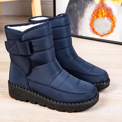 Snow Boots Woman Plus Size Shoes Woman Platform Women Shoes Plush Waterproof Mid High Boots Casual Boots Women Botas Mujer