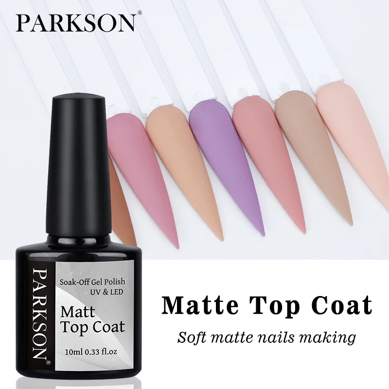 Parkson Matte Top Coat Base Coat Gel Nail Polish Hybrid Varnishes Set For Manicure Nails Art All For Nails Cuticle Oil Top Base