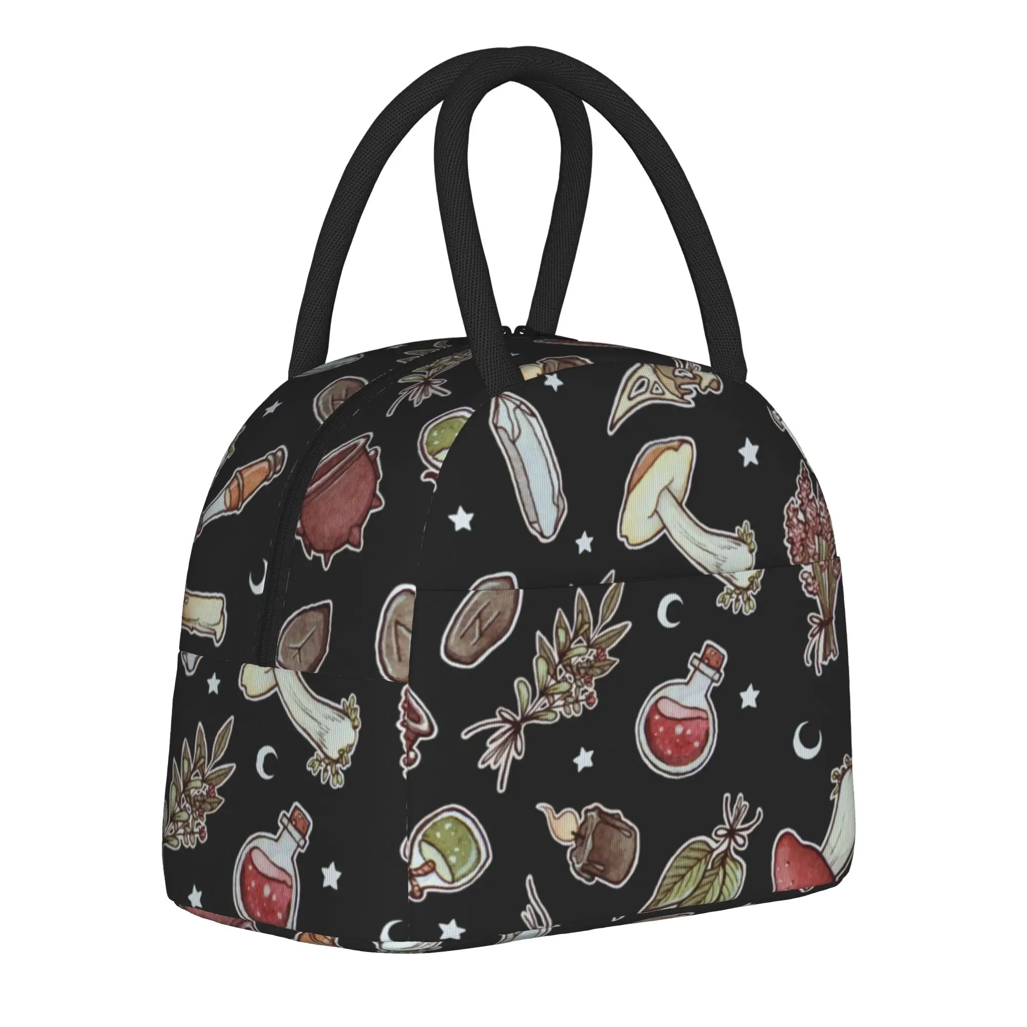 Cartoon Mushroom  Insulated Lunch Bags Thermal Bag Lunch Container High Capacity Tote Lunch Box Food Storage Bags School  Travel