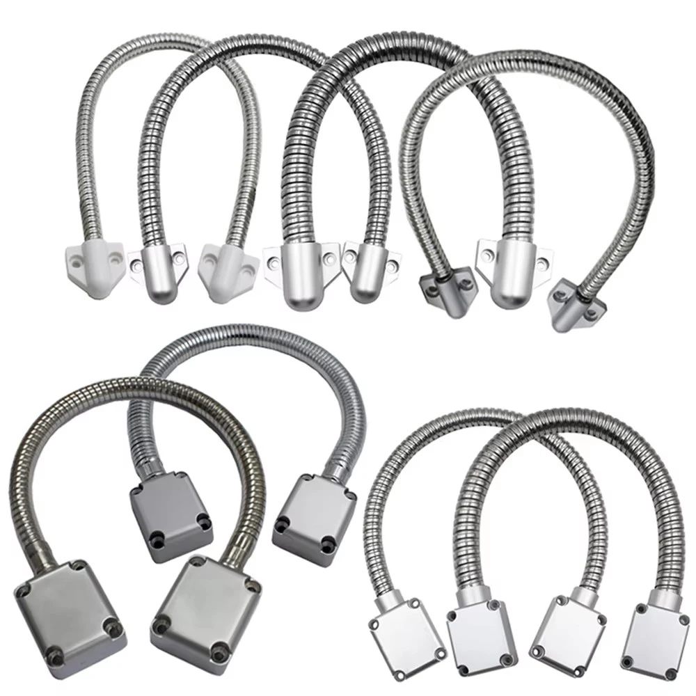 Stainless Steel Hose Door Loop Electric Exposed Mounting Protection Sleeve Access Control Cable Line for Control Lock Door Lock
