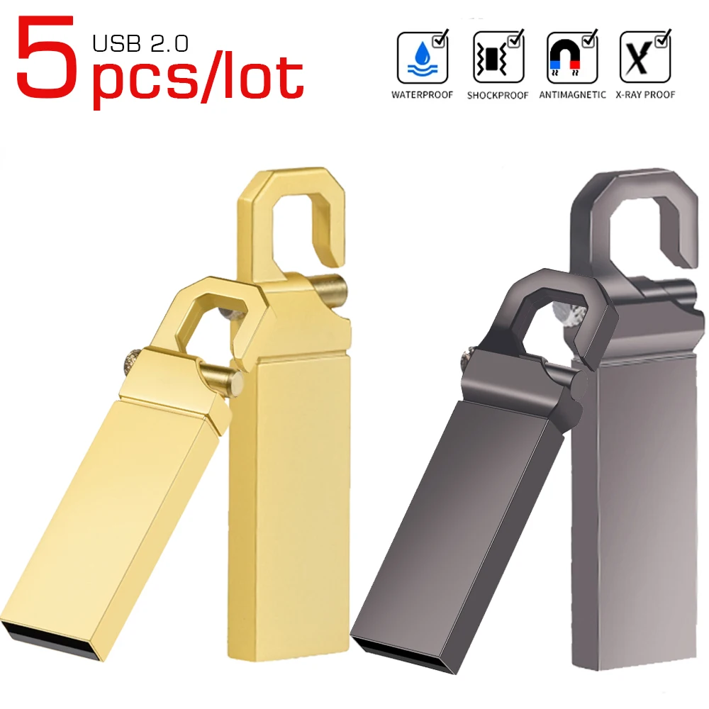 Hight Quality 5Pcs Lot USB Flash Drive 128GB64GB32GB16GB Pen Drive U Disk USB 2.0 4GB 2GB 1GB 512mb 256mb Memorias Usb Business